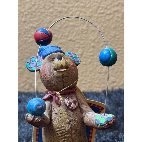 Vintage 1996 Jim Shore Enesco MAX The Bear With Heart Of Gold Original Tags - Picture 4 of 11